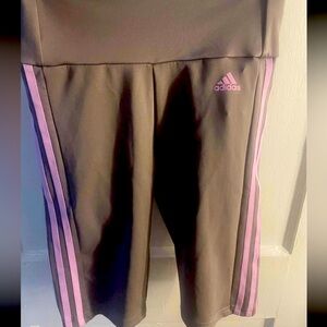 ADIDAS DESIGNED 2 MOVE HIGH-RISE SHORT SPORT TIGHTS - Size S